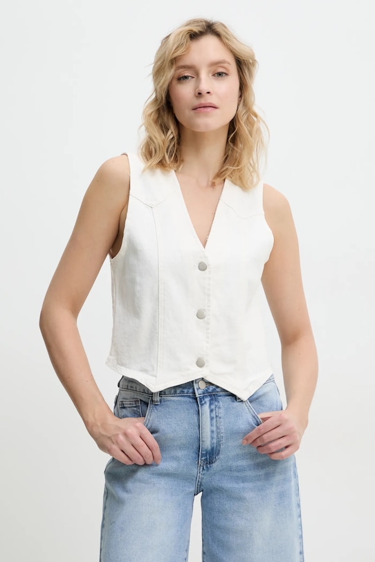 Джинсовая жилетка Answear.Lab, бежевый
Джинсовая жилетка Answear.Lab, бежевый