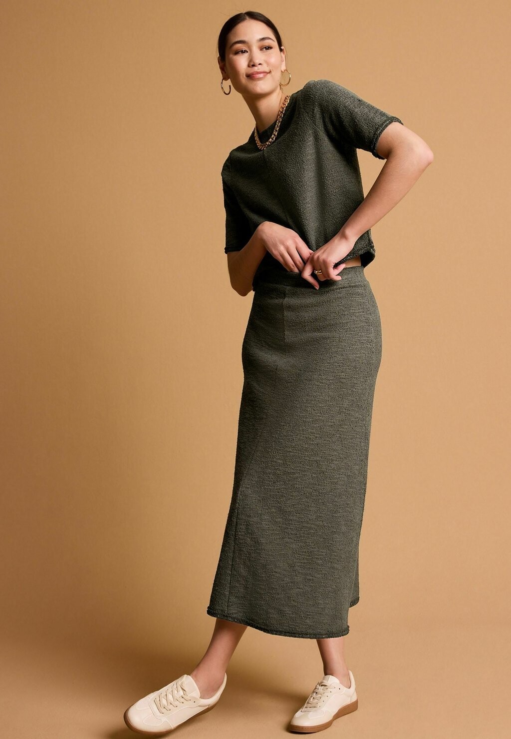 Юбка А-силуэта Next, хаки
Юбка А-силуэта Next, хаки