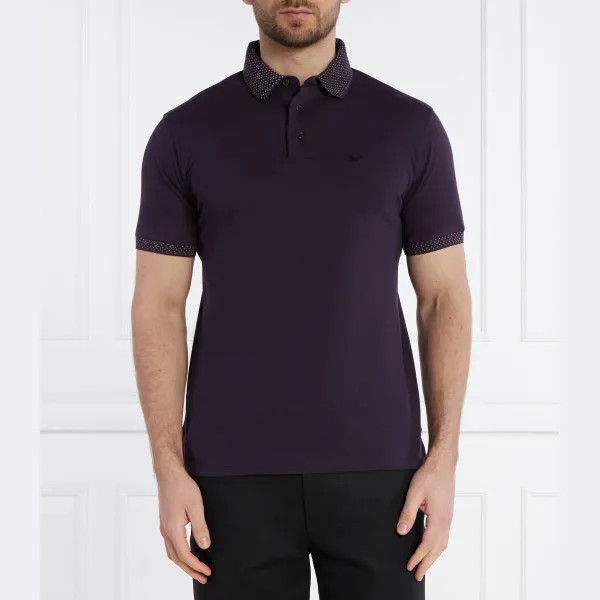 Рубашка поло стандартного кроя Emporio Armani, фиолетовый
Рубашка поло стандартного кроя Emporio Armani, фиолетовый