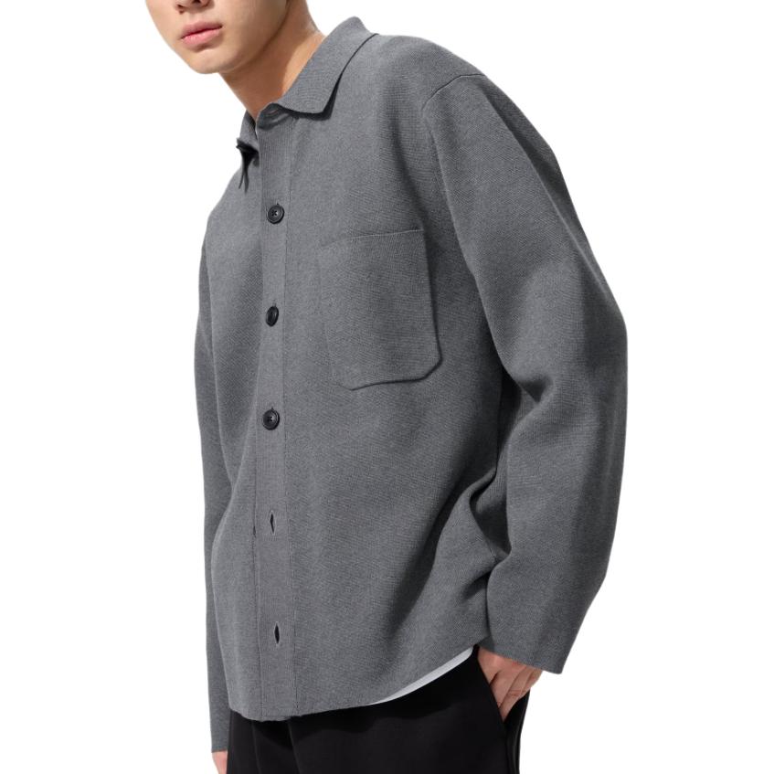 UNIQLO Трикотажный свитер мужской серый
UNIQLO Трикотажный свитер мужской серый