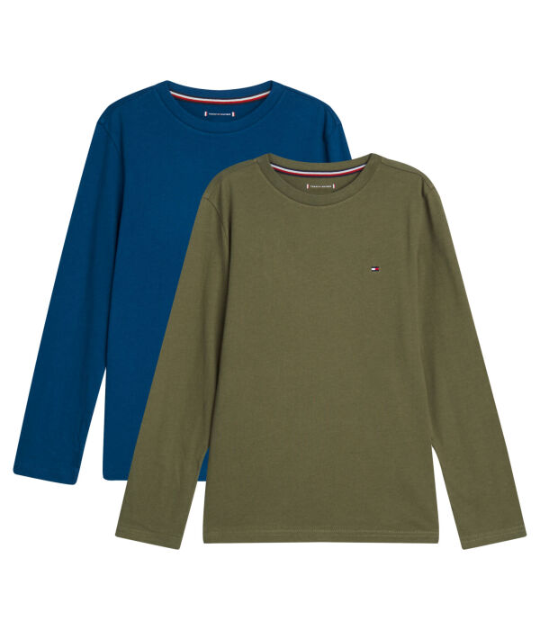 Лонгслив детский Tommy Hilfiger базовый 2 шт, синий/зеленый
Лонгслив детский Tommy Hilfiger базовый 2 шт, синий/зеленый