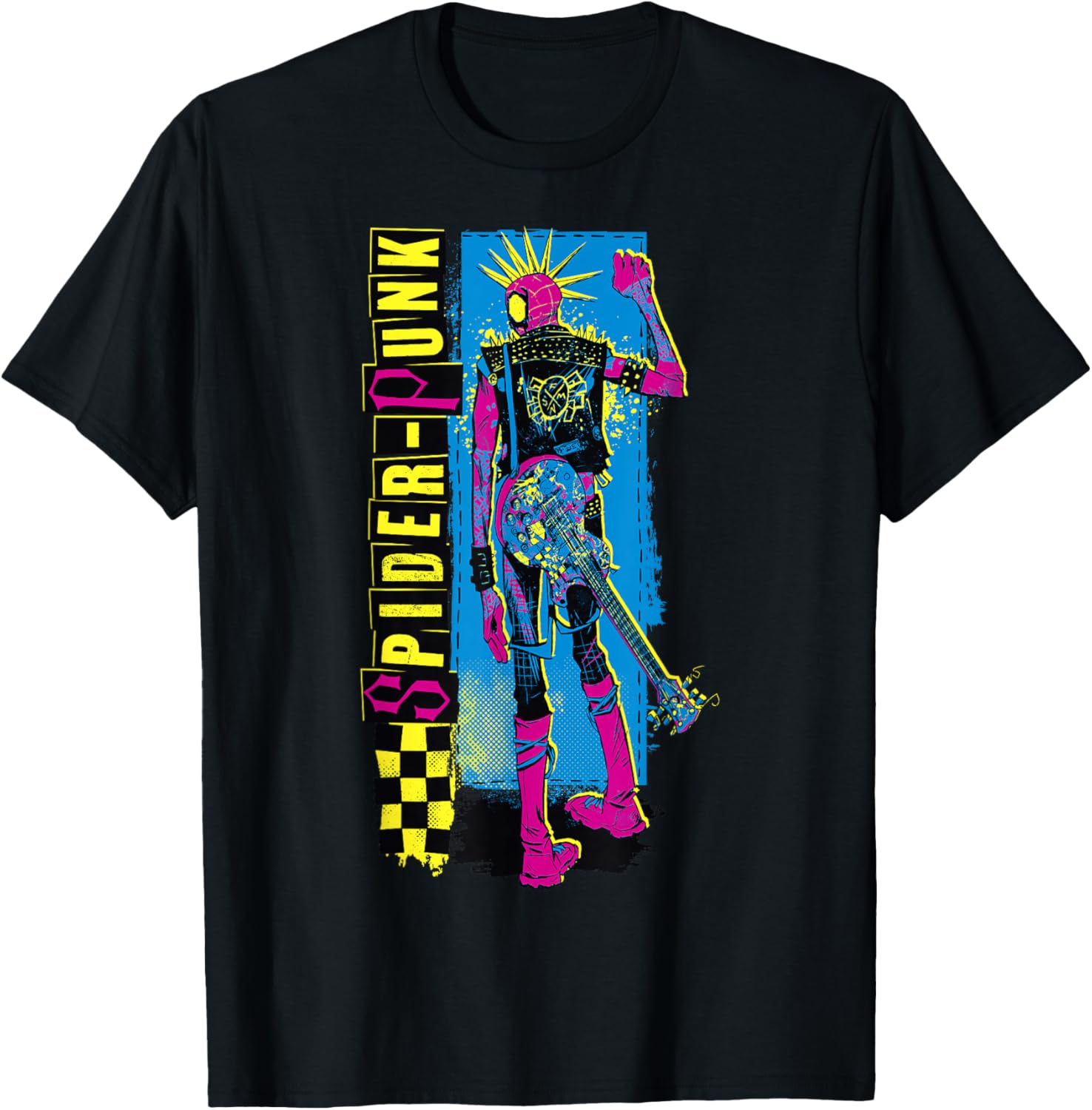 Футболка Marvel Spider-Man Spider-verse Part 1 Spiderpunk, черная
Футболка Marvel Spider-Man Spider-verse Part 1 Spiderpunk, черная