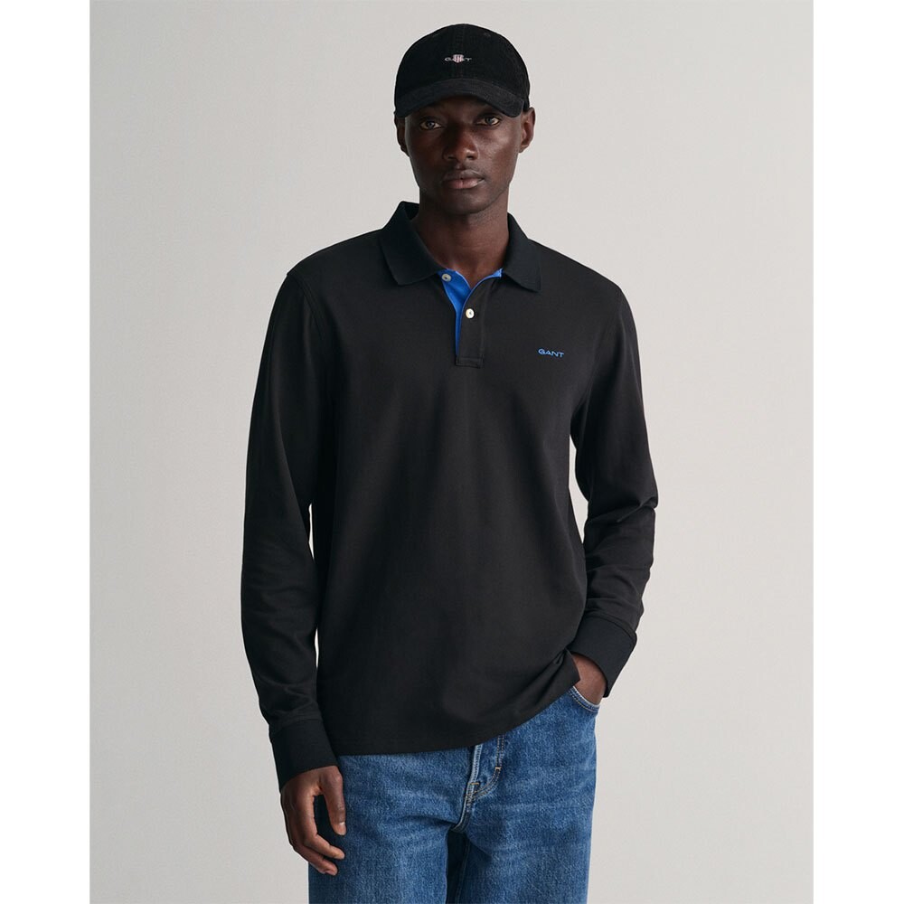 Поло Gant Reg Contrast Rugger, черный
Поло Gant Reg Contrast Rugger, черный