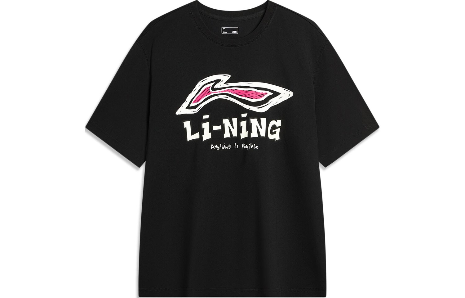 Li Ning Мужская футболка с подкладкой, Черный
Li Ning Мужская футболка с подкладкой, Черный