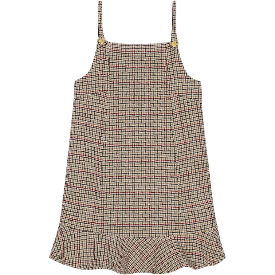 Проверенное мини-платье GANNI, Тигровый глаз 
Проверенное мини-платье GANNI, Тигровый глаз