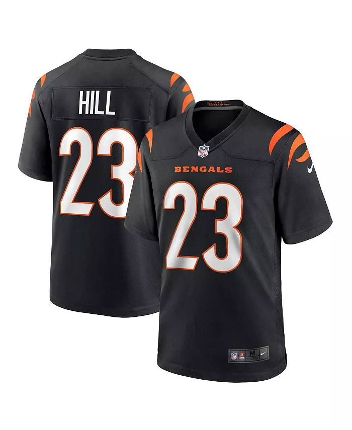 Мужская игровая футболка Daxton Hill Black Cincinnati Bengals — выбор в первом раунде драфта НФЛ 2022 Nike
Мужская игровая футболка Daxton Hill Black Cincinnati Bengals — выбор в первом раунде драфта НФЛ 2022 Nike