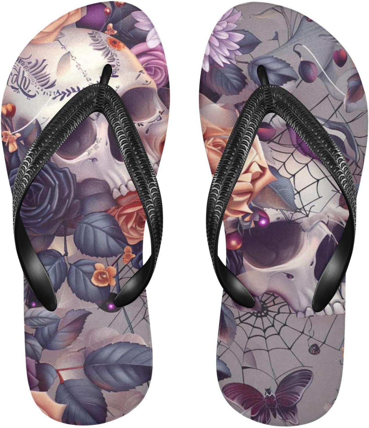 Сандалии с цветочным черепом для Хэллоуина, пляжные летние повседневные шлепанцы для женщин и мужчин Kfbe, Floral Skull
Сандалии с цветочным черепом для Хэллоуина, пляжные летние повседневные шлепанцы для женщин и мужчин Kfbe, Floral Skull