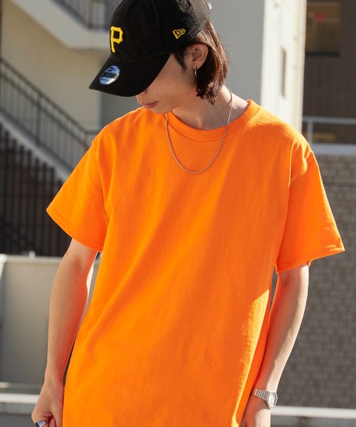 Футболка с коротким рукавом из ультрахлопка, свободный крой GILDAN, оранжевый
Футболка с коротким рукавом из ультрахлопка, свободный крой GILDAN, оранжевый