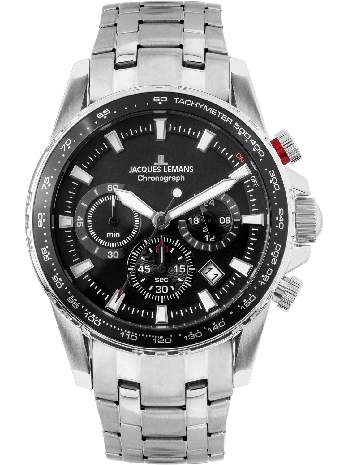Jacques Lemans Аналоговые часы в черном цвете
Jacques Lemans Аналоговые часы в черном цвете