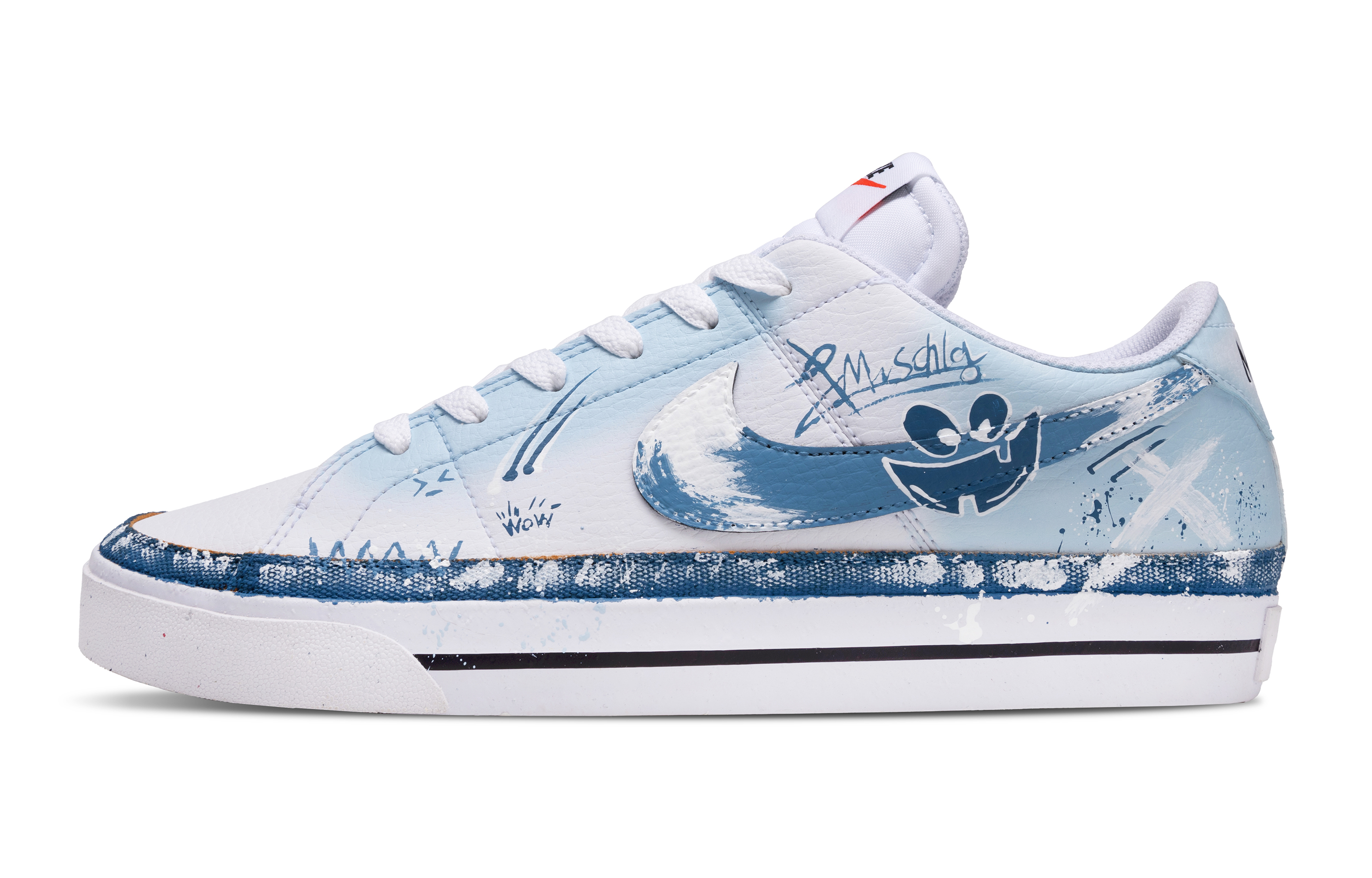 Nike Кроссовки Court Legacy для скейтборда с противоскользящей подошвой, износостойкие, мужские, белые, синие
Nike Кроссовки Court Legacy для скейтборда с противоскользящей подошвой, износостойкие, мужские, белые, синие