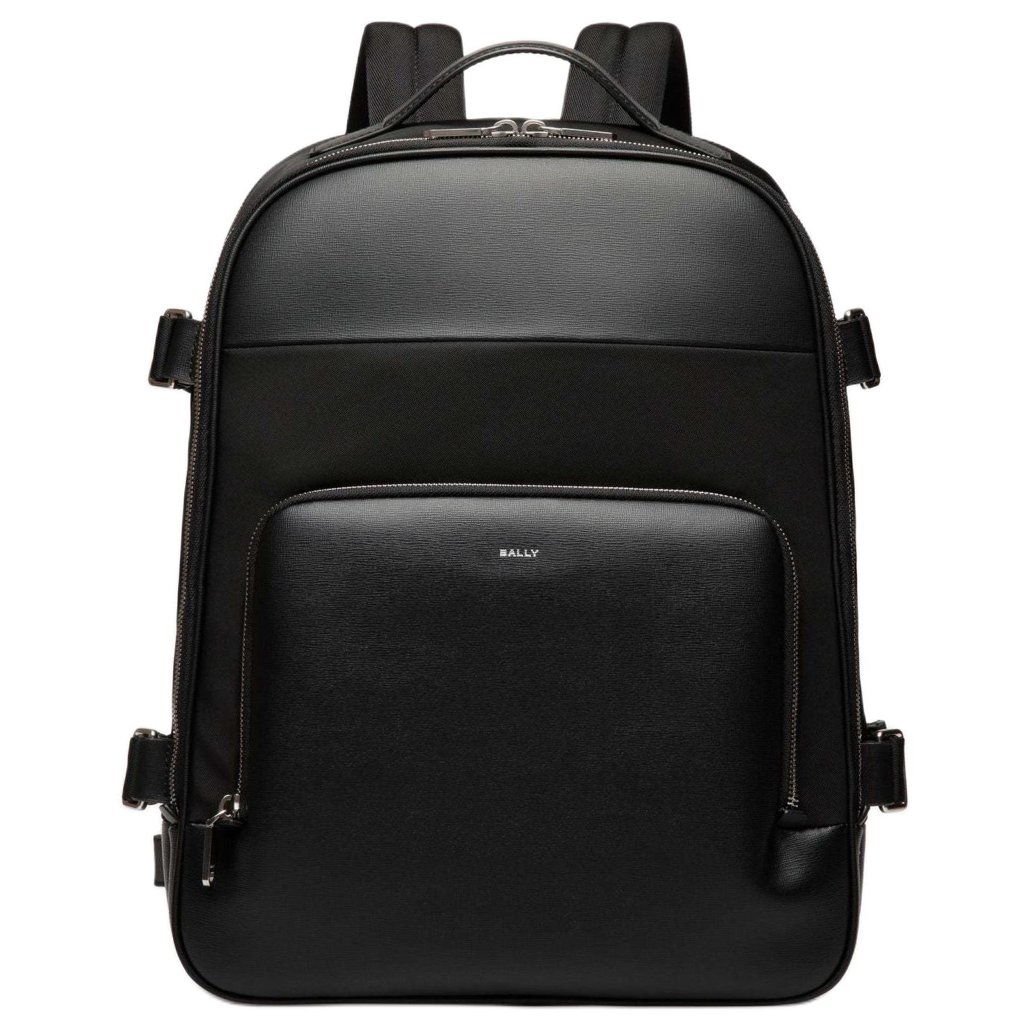 Сумка-рюкзак из зернистой телячьей кожи мужская черная BALLY
Сумка-рюкзак из зернистой телячьей кожи мужская черная BALLY