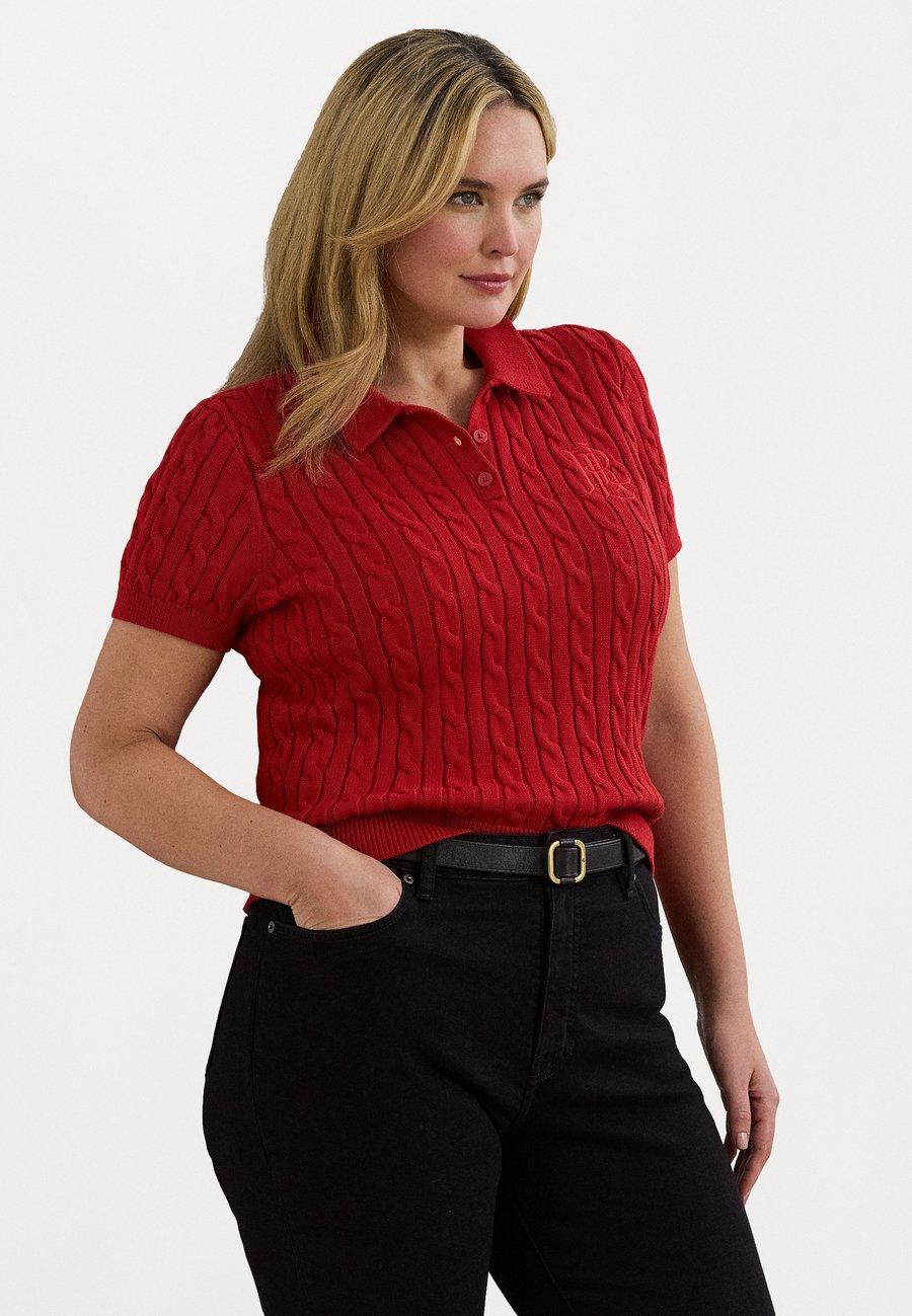 Джемпер Lauren Ralph Lauren Woman NATRISSA CABLE KNIT COTTON POLO SWEATER, Madison Red/Red
Джемпер Lauren Ralph Lauren Woman NATRISSA CABLE KNIT COTTON POLO SWEATER, Madison Red/Red