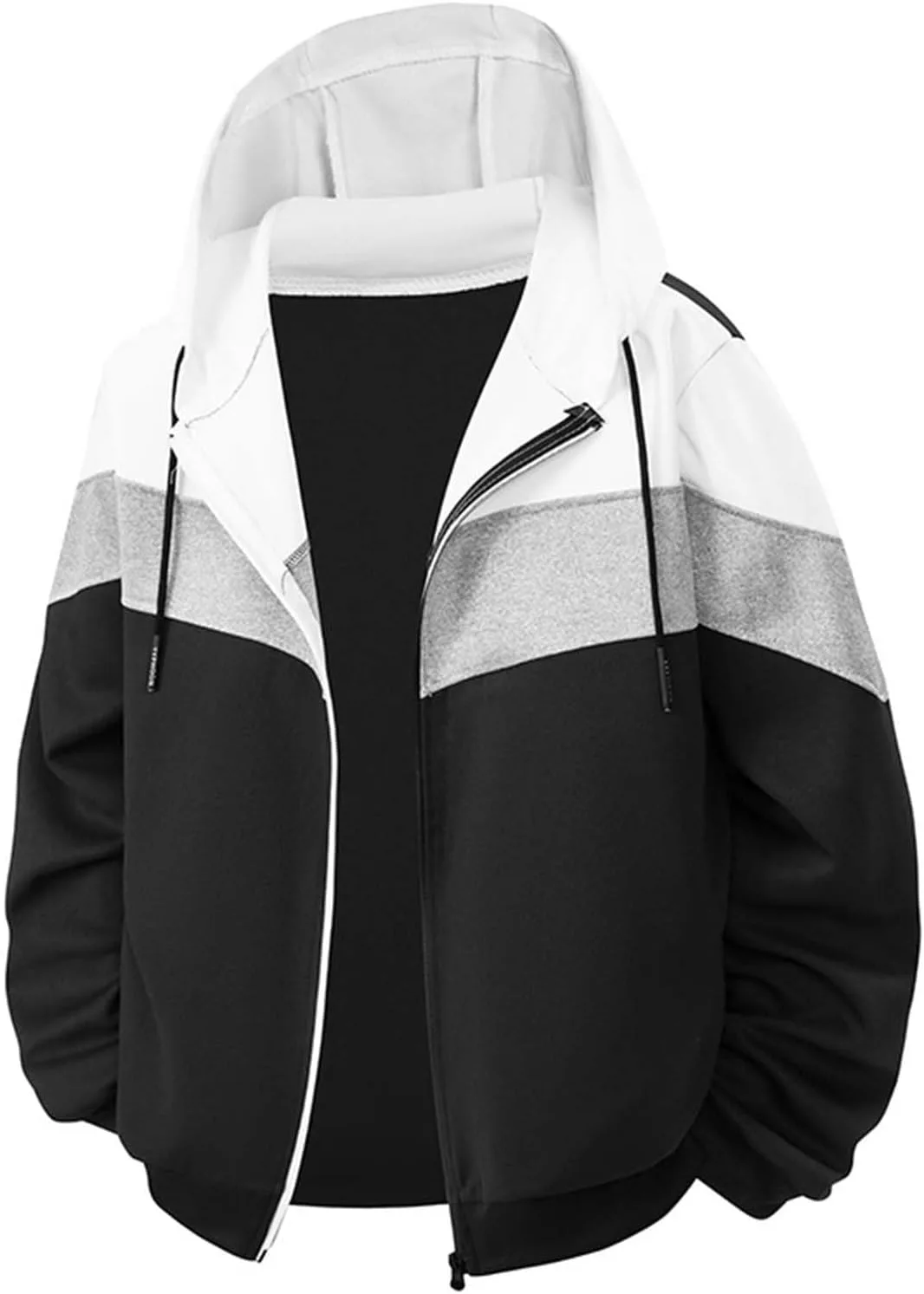 Мужская зимняя куртка RTTUIOP с капюшоном на молнии
Мужская зимняя куртка RTTUIOP с капюшоном на молнии