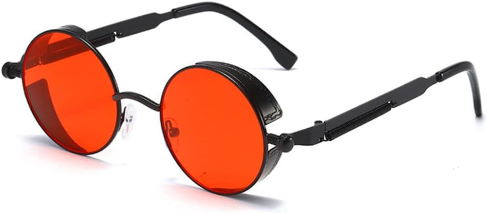 Персонализированные универсальные солнцезащитные очки в стиле стимпанк для мужчин и женщин, модные металлические круглые солнцезащитные очки в винтажном стиле, защита от ультрафиолета UV400 TYUVIVO, Black Red
Персонализированные универсальные солнцезащитные очки в стиле стимпанк для мужчин и женщин, модные металлические круглые солнцезащитные очки в винтажном стиле, защита от ультрафиолета UV400 TYUVIVO, Black Red
