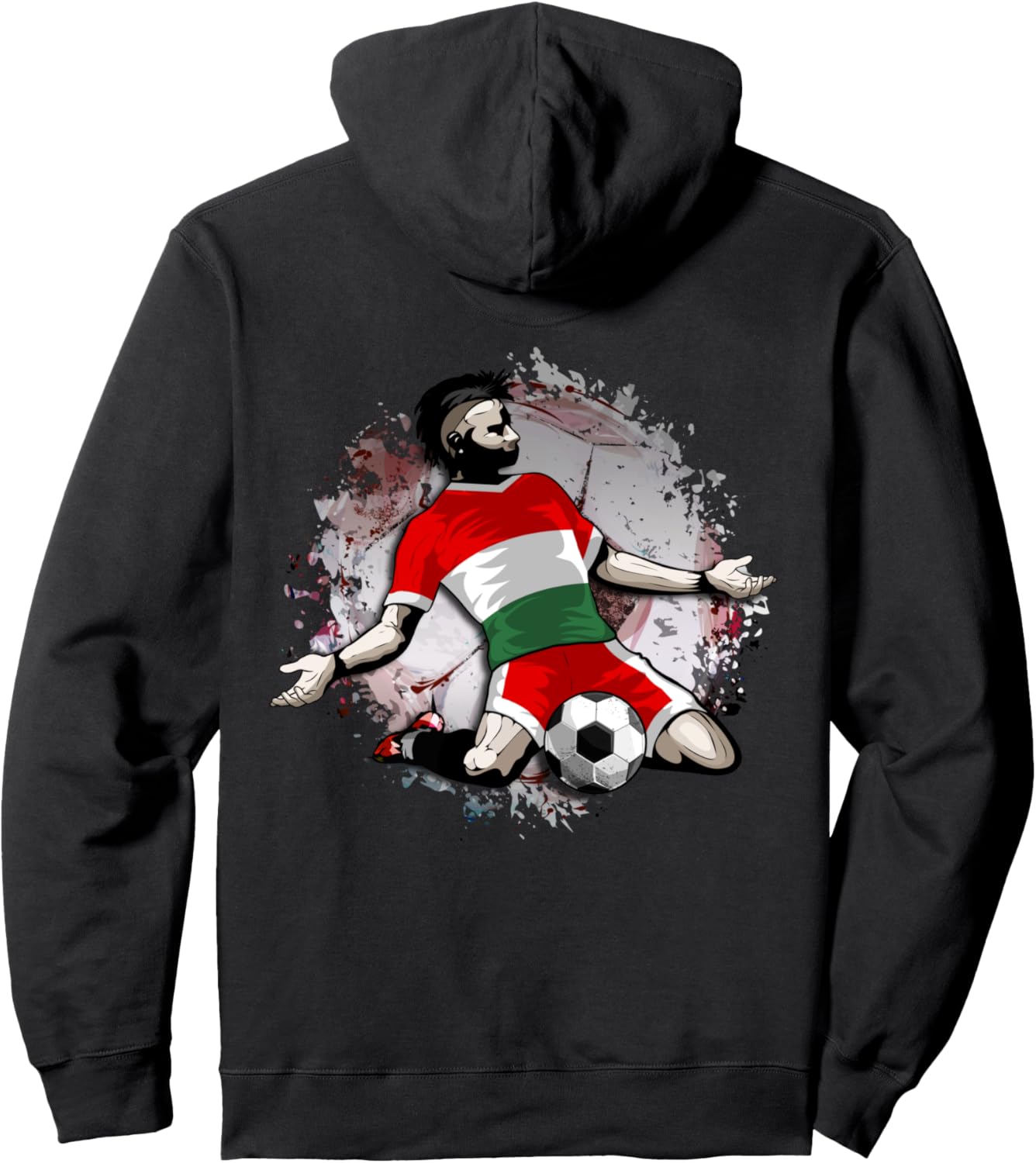 Футбол Венгрии, флаг Венгрии - Худи для любителей футбола, спорта и искусства, черная Teeisle Hungary Football
Футбол Венгрии, флаг Венгрии - Худи для любителей футбола, спорта и искусства, черная Teeisle Hungary Football