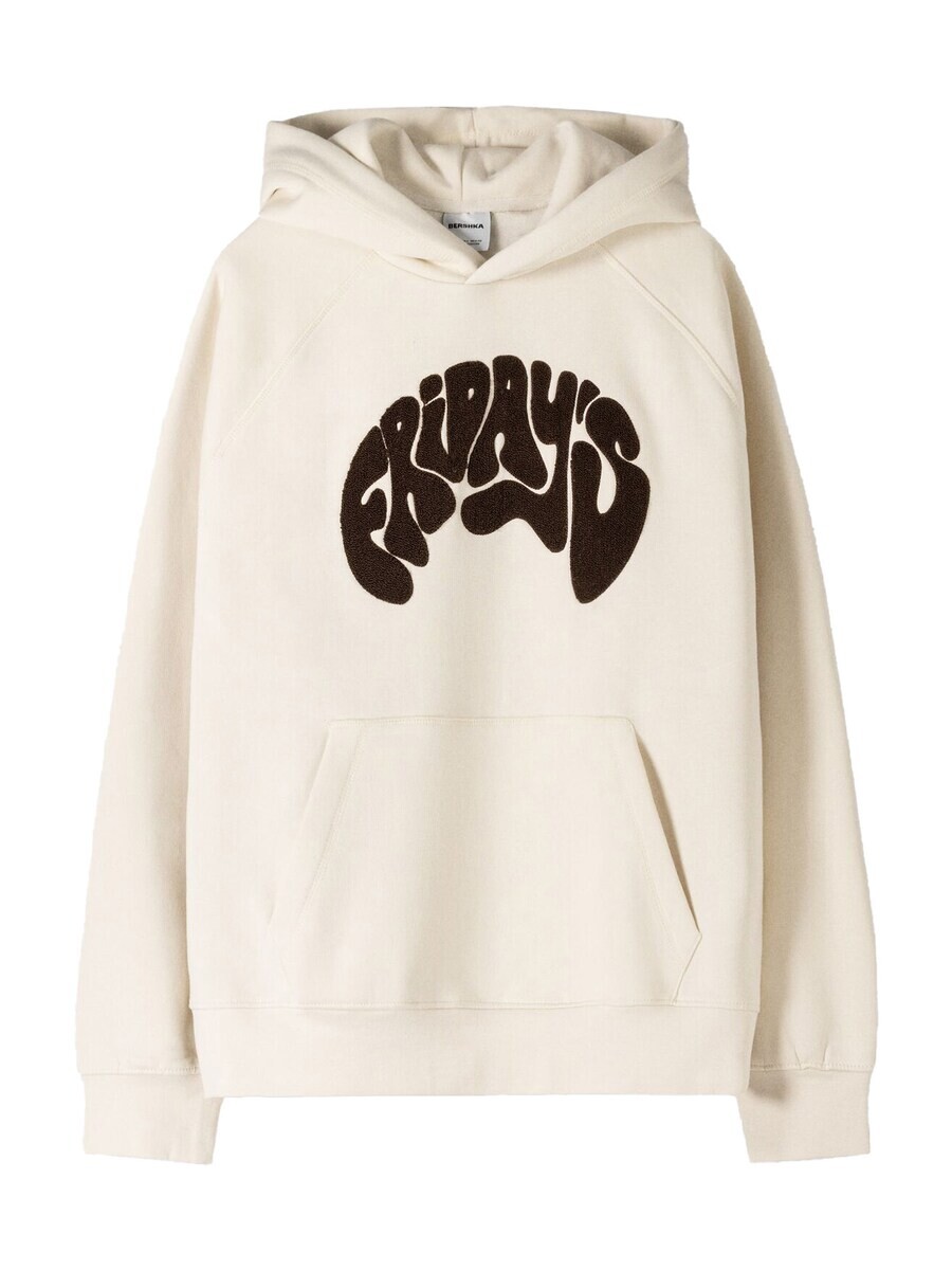 Толстовка с капюшоном Bershka Sweatshirt, экрю
Толстовка с капюшоном Bershka Sweatshirt, экрю