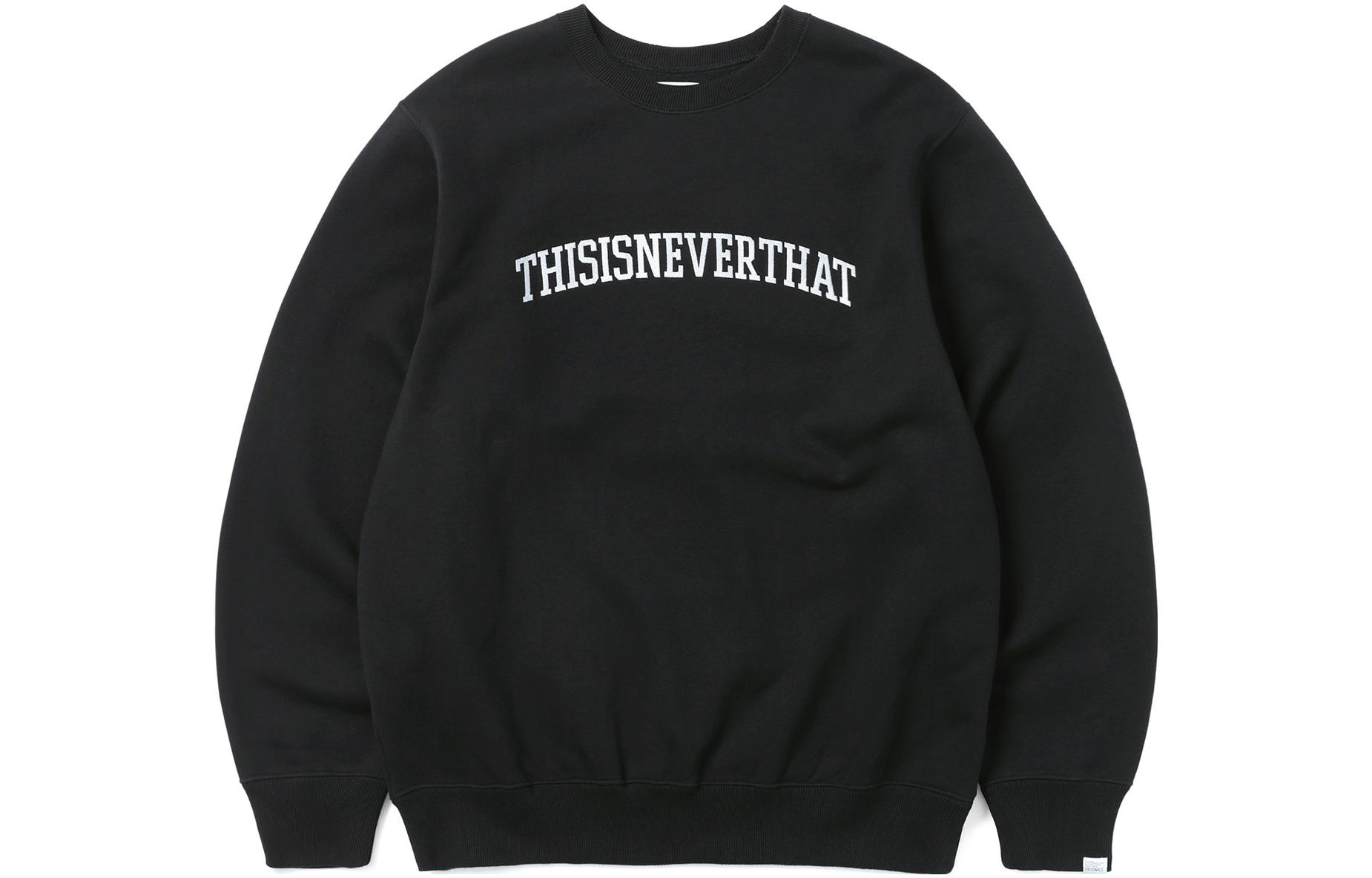 Свитшот с круглым вырезом и логотипом Arch Thisisneverthat, черный
Свитшот с круглым вырезом и логотипом Arch Thisisneverthat, черный