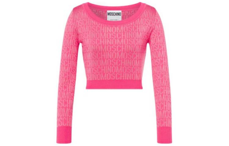 Монохромный принт Короткий джемпер MOSCHINO, Розовый
Монохромный принт Короткий джемпер MOSCHINO, Розовый