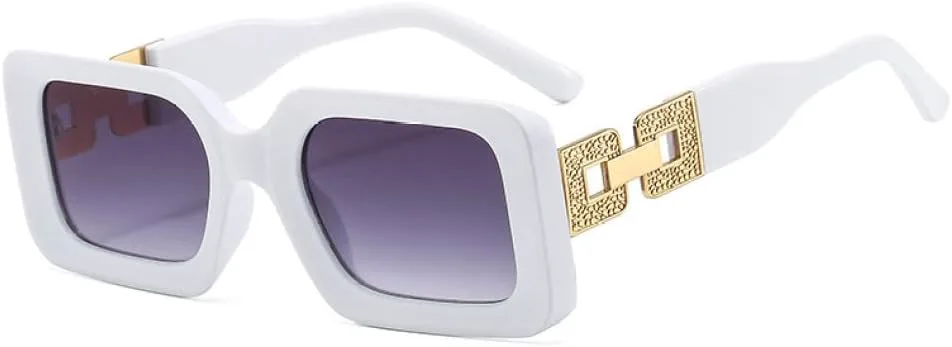 Женские солнцезащитные очки в винтажном стиле с металлической оправой, прямоугольной формы, ретро-очки для женщин, защита от ультрафиолета UV400 LANGSER, White Grey
Женские солнцезащитные очки в винтажном стиле с металлической оправой, прямоугольной формы, ретро-очки для женщин, защита от ультрафиолета UV400 LANGSER, White Grey