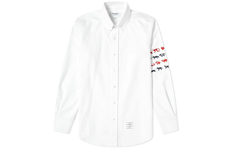 THOM BROWNE Мужская белая рубашка
THOM BROWNE Мужская белая рубашка