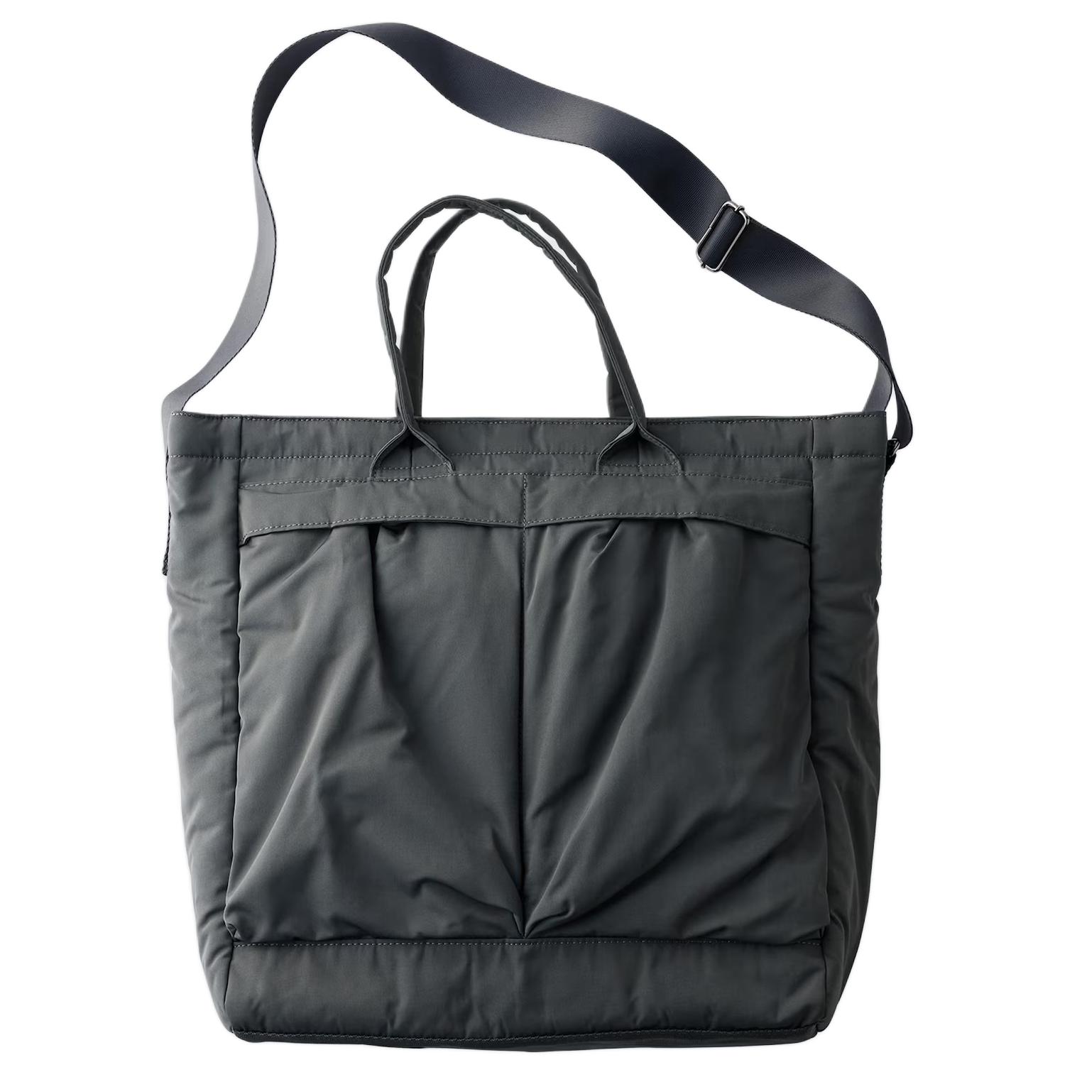 UNIQLO Полиэстеровый наплечный рюкзак через плечо сумка унисекс серый, Gray 
UNIQLO Полиэстеровый наплечный рюкзак через плечо сумка унисекс серый, Gray