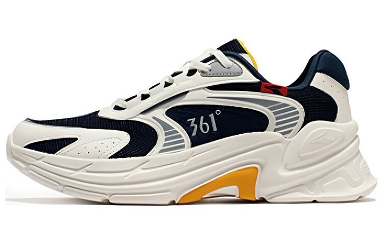 Кроссовки мужские массивные низкие Feather White/Ink Blue 361°
Кроссовки мужские массивные низкие Feather White/Ink Blue 361°