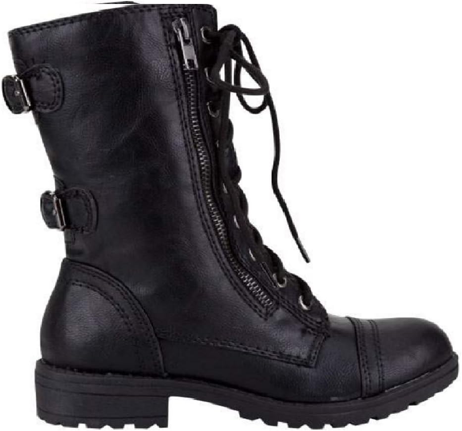 Пакет газировки Lucky Top Soda Pack72, ботинки Combat из искусственной кожи с куполообразным дизайном для девушек, Black Dome
Пакет газировки Lucky Top Soda Pack72, ботинки Combat из искусственной кожи с куполообразным дизайном для девушек, Black Dome