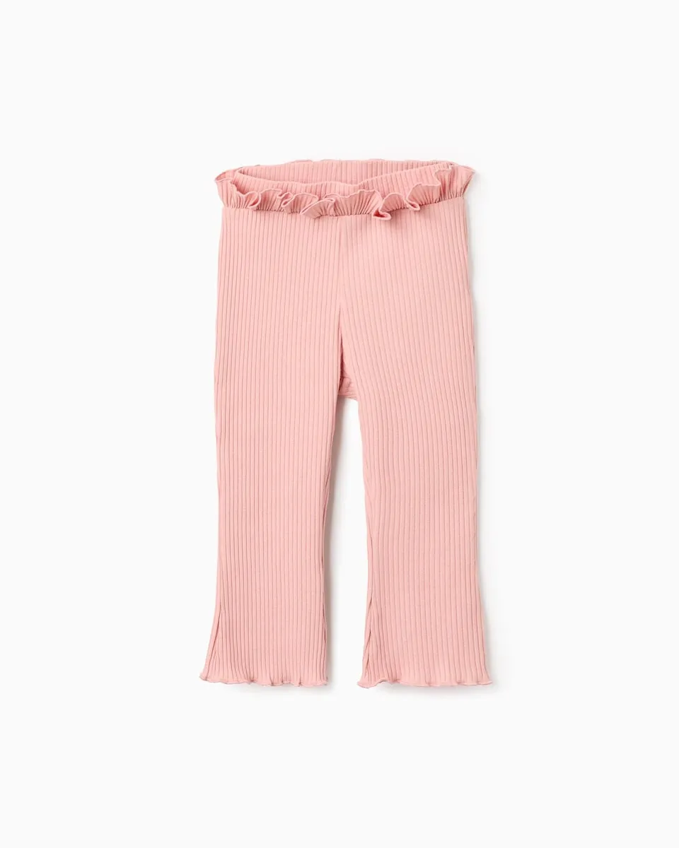 Спортивные детские брюки из вязаного трикотажа с воланами Zippy, розовый
Спортивные детские брюки из вязаного трикотажа с воланами Zippy, розовый