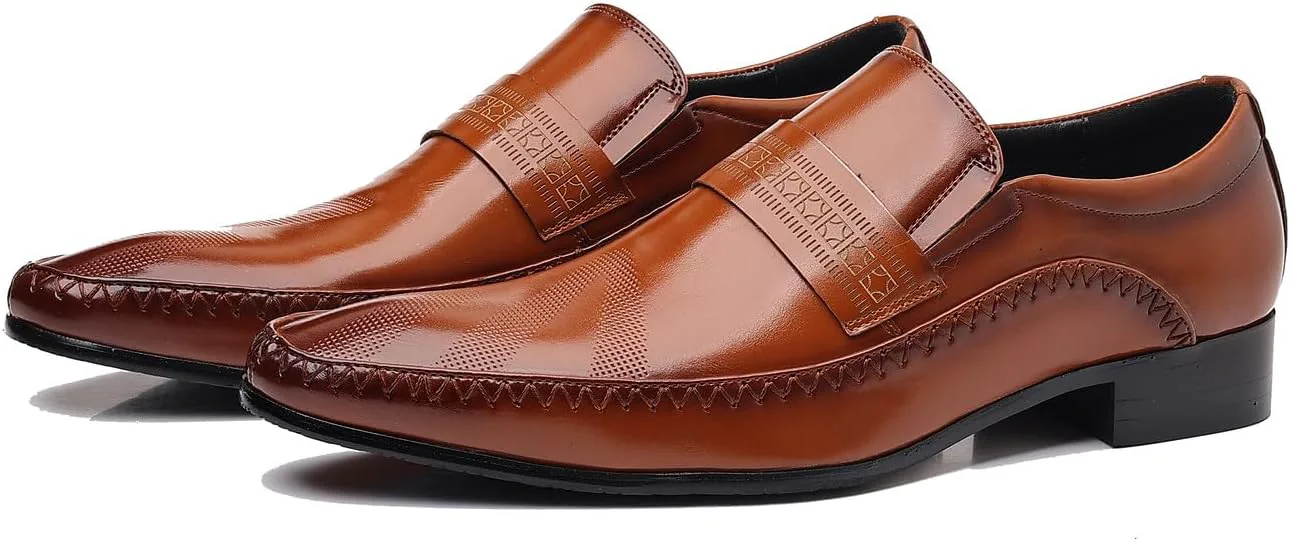 Мужские кожаные слипоны Santimon, повседневные, для свадьбы, деловые лоферы, коричневый
Мужские кожаные слипоны Santimon, повседневные, для свадьбы, деловые лоферы, коричневый