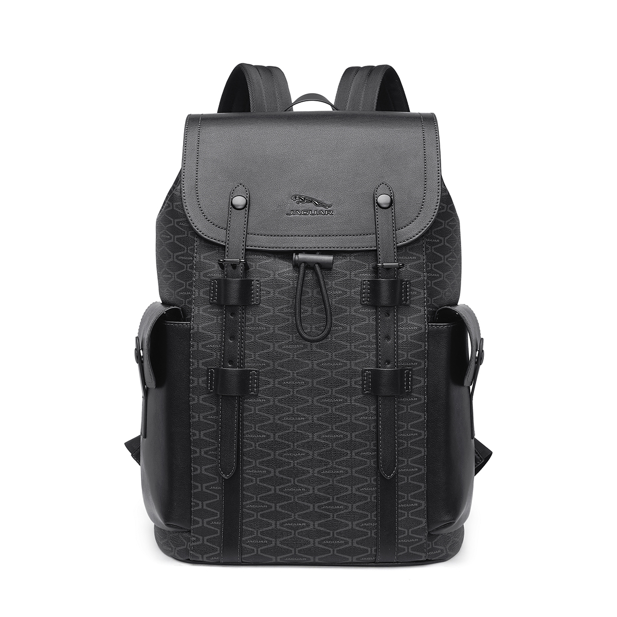 JAGUAR Черный рюкзак из ПВХ для мужчин, Black
JAGUAR Черный рюкзак из ПВХ для мужчин, Black