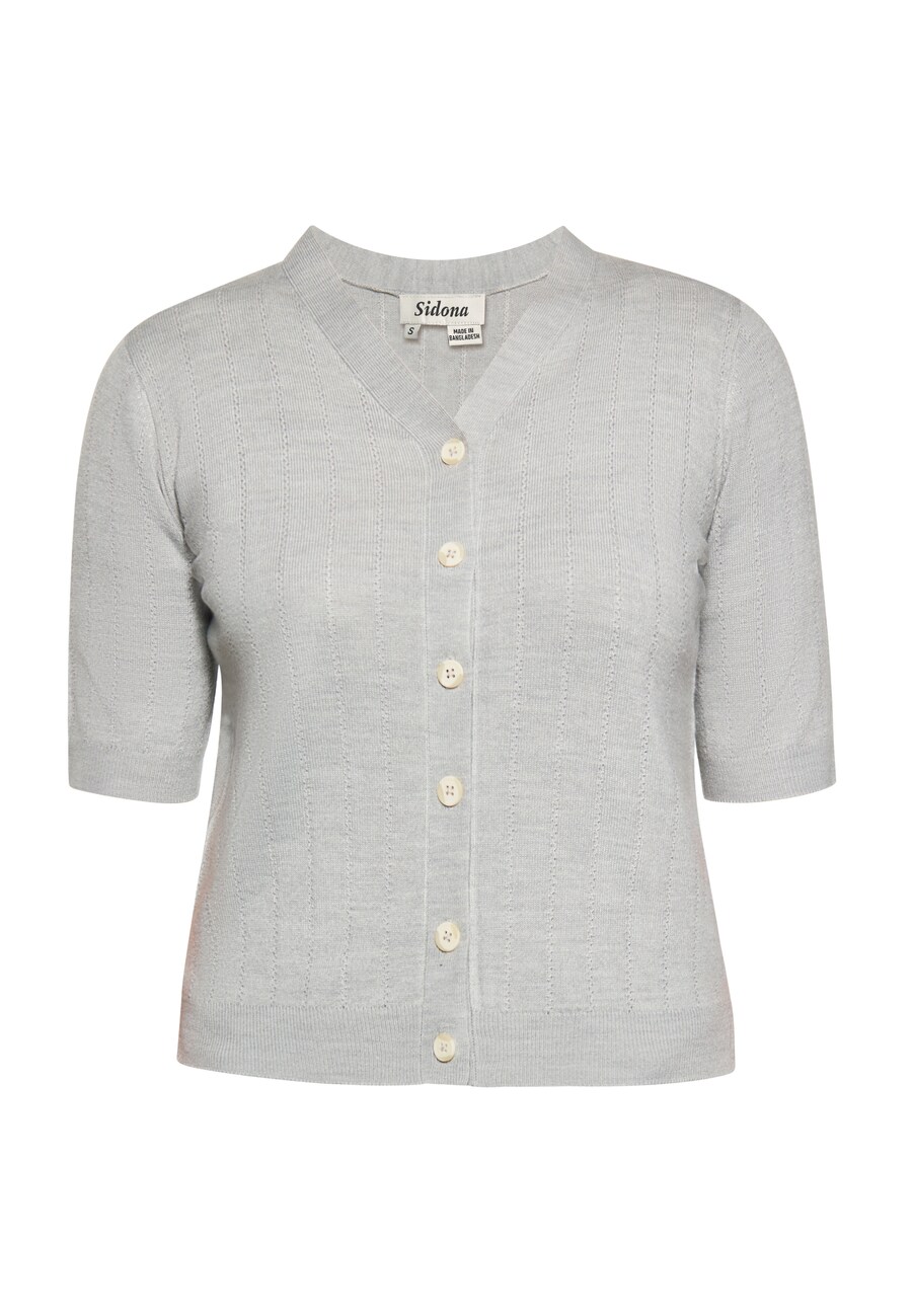 Вязаный кардиган Sidona, светло-серый
Вязаный кардиган Sidona, светло-серый