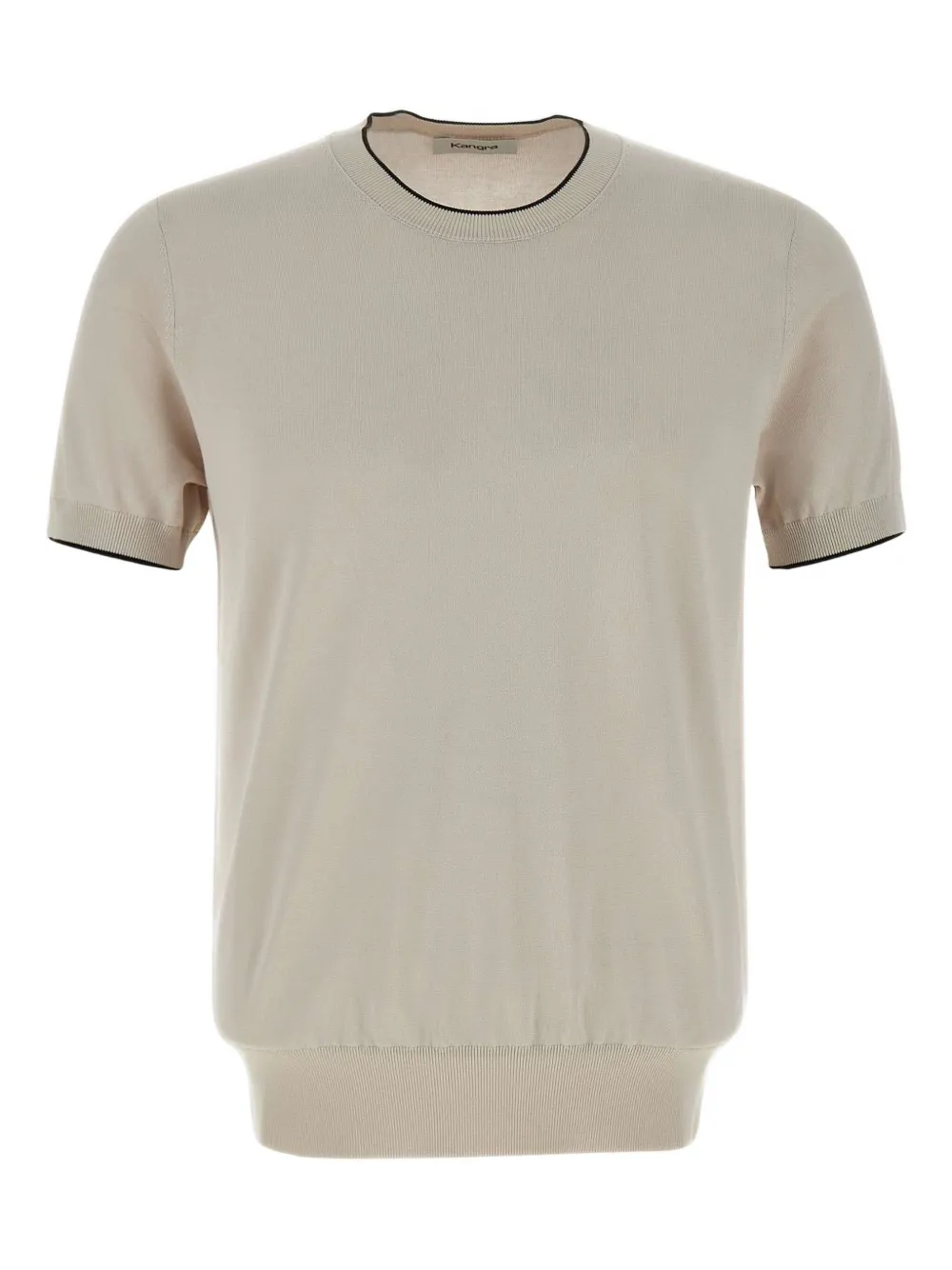 Футболка с круглым вырезом в рубчик Kangra, нейтральный
Футболка с круглым вырезом в рубчик Kangra, нейтральный