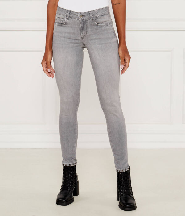 Джинсы женские Liu Jo облегающего кроя с заклепками, серый
Джинсы женские Liu Jo облегающего кроя с заклепками, серый