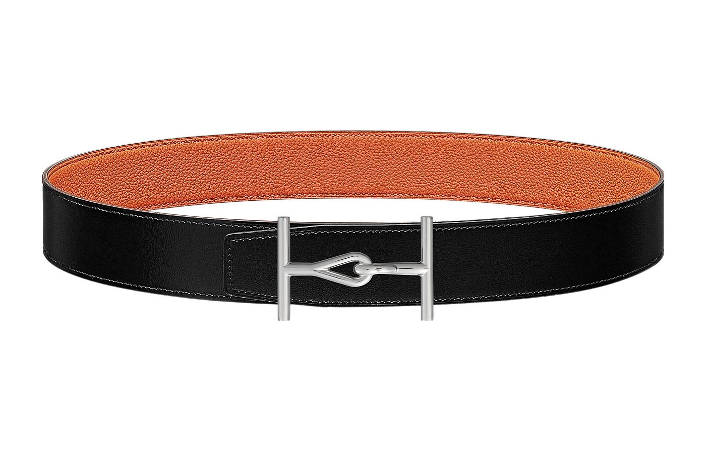 HERMES Мужской черный кожаный ремень из коровьей кожи шириной 3,8 см, Black
HERMES Мужской черный кожаный ремень из коровьей кожи шириной 3,8 см, Black