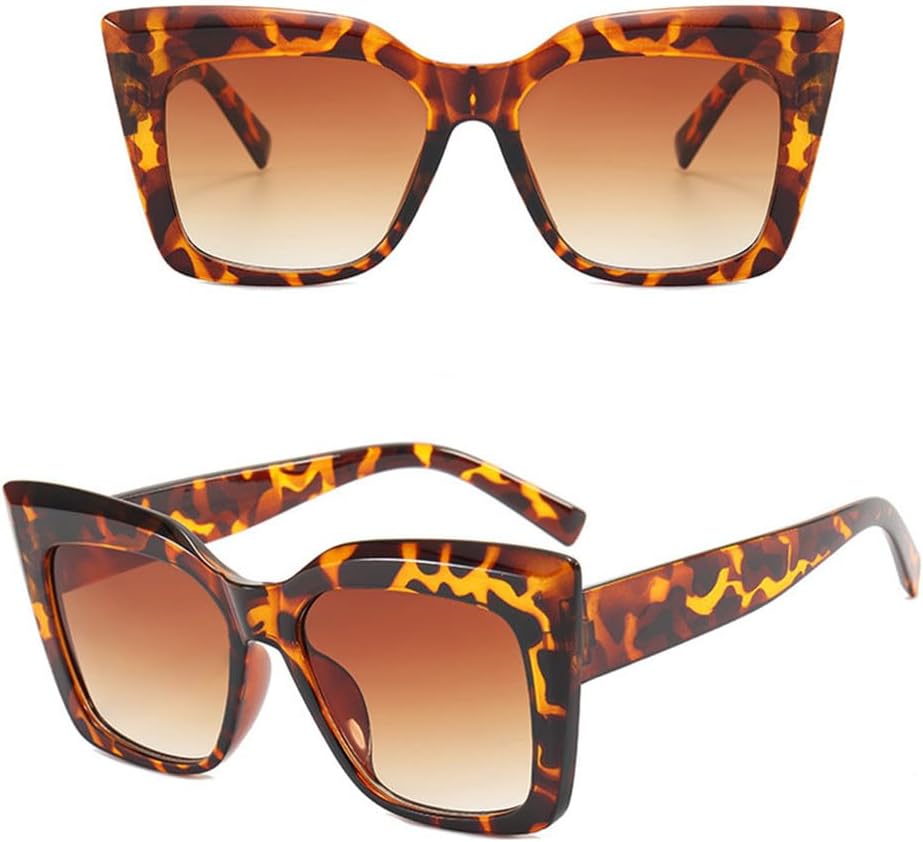 Модные солнцезащитные очки для женщин, стильные солнцезащитные очки для женщин с защитой от УФ-излучения, солнцезащитные очки для мужчин, леопардовый градиент, чайный цвет MTZJH, One Color
Модные солнцезащитные очки для женщин, стильные солнцезащитные очки для женщин с защитой от УФ-излучения, солнцезащитные очки для мужчин, леопардовый градиент, чайный цвет MTZJH, One Color