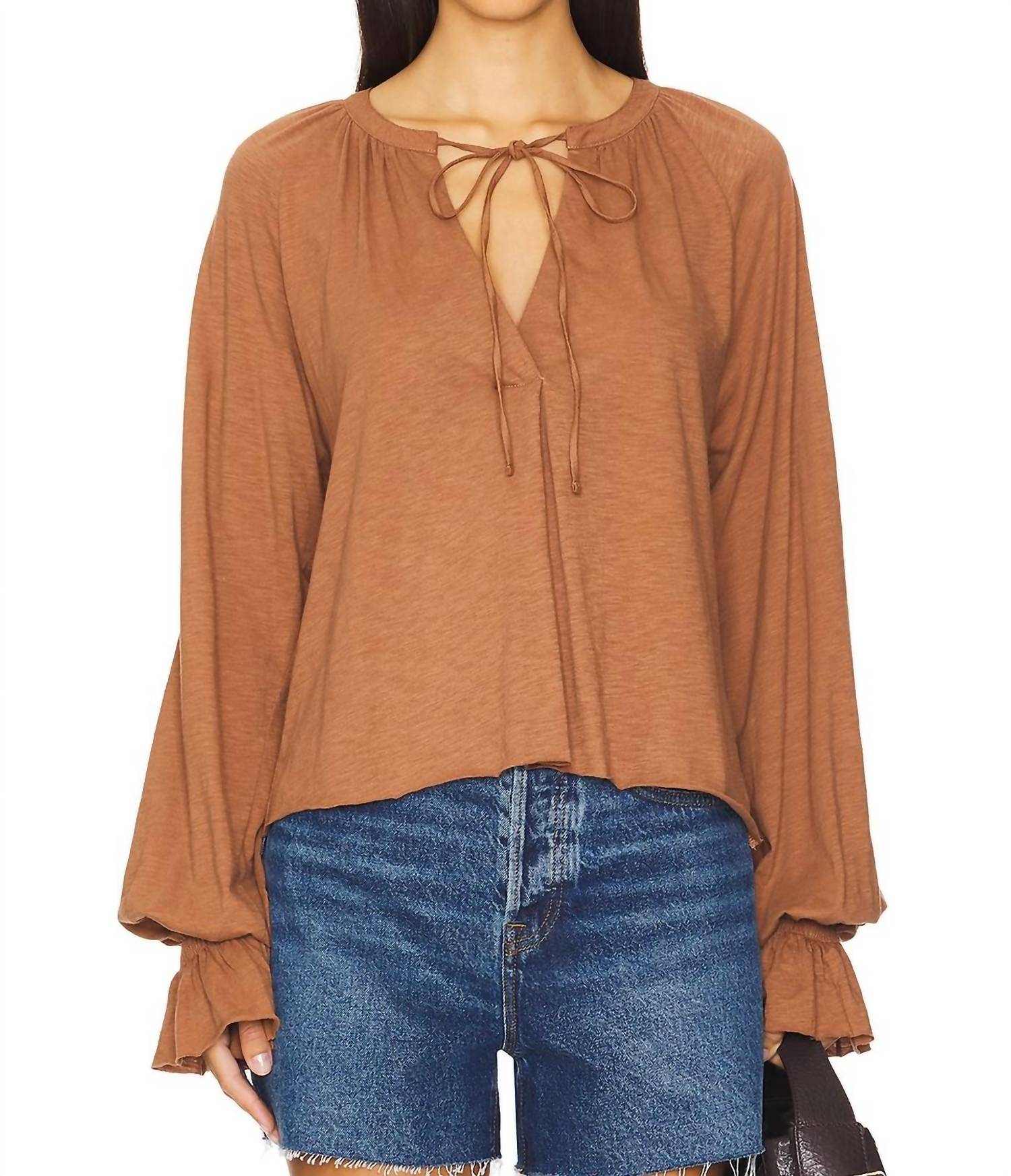 Топ с длинными рукавами "Кьяра" Nation LTD, tobacco
Топ с длинными рукавами "Кьяра" Nation LTD, tobacco