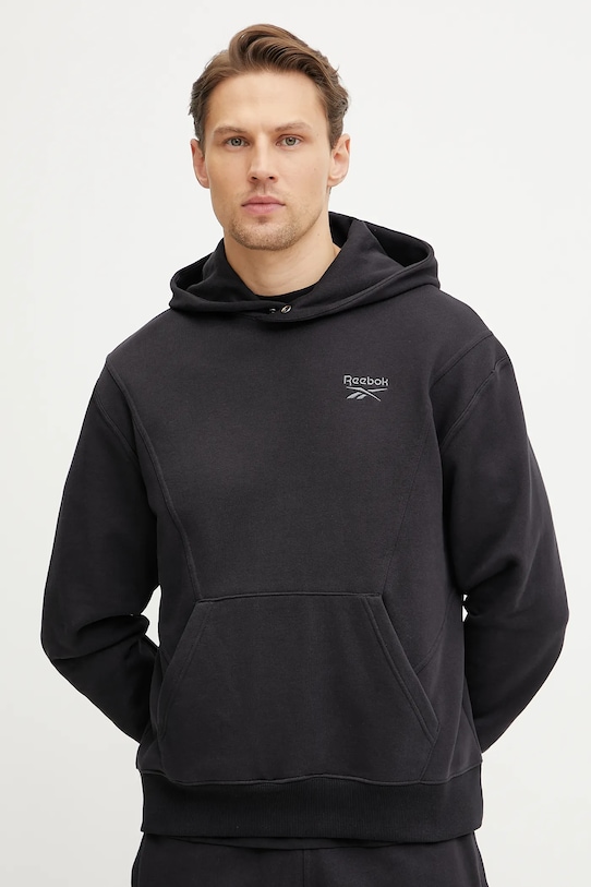 Хлопковая толстовка Reebok Classic, черный
Хлопковая толстовка Reebok Classic, черный