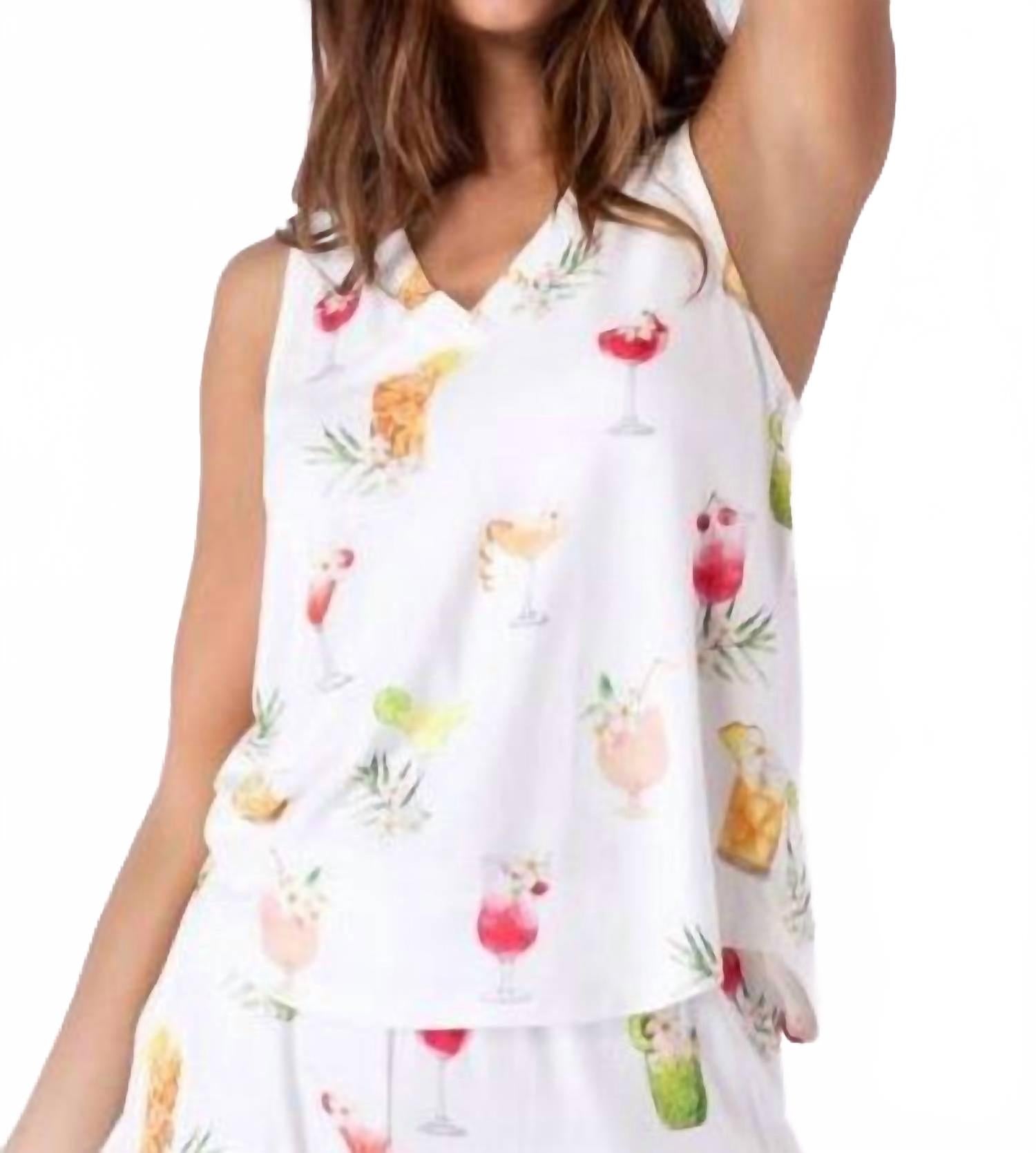 Футболка Sippin On Sunshine в белом цвете PJ Salvage
Футболка Sippin On Sunshine в белом цвете PJ Salvage