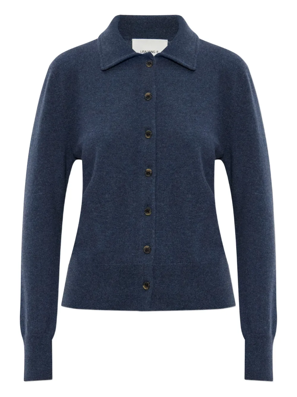Кашемировый кардиган на пуговицах Lisa Yang, синий
Кашемировый кардиган на пуговицах Lisa Yang, синий