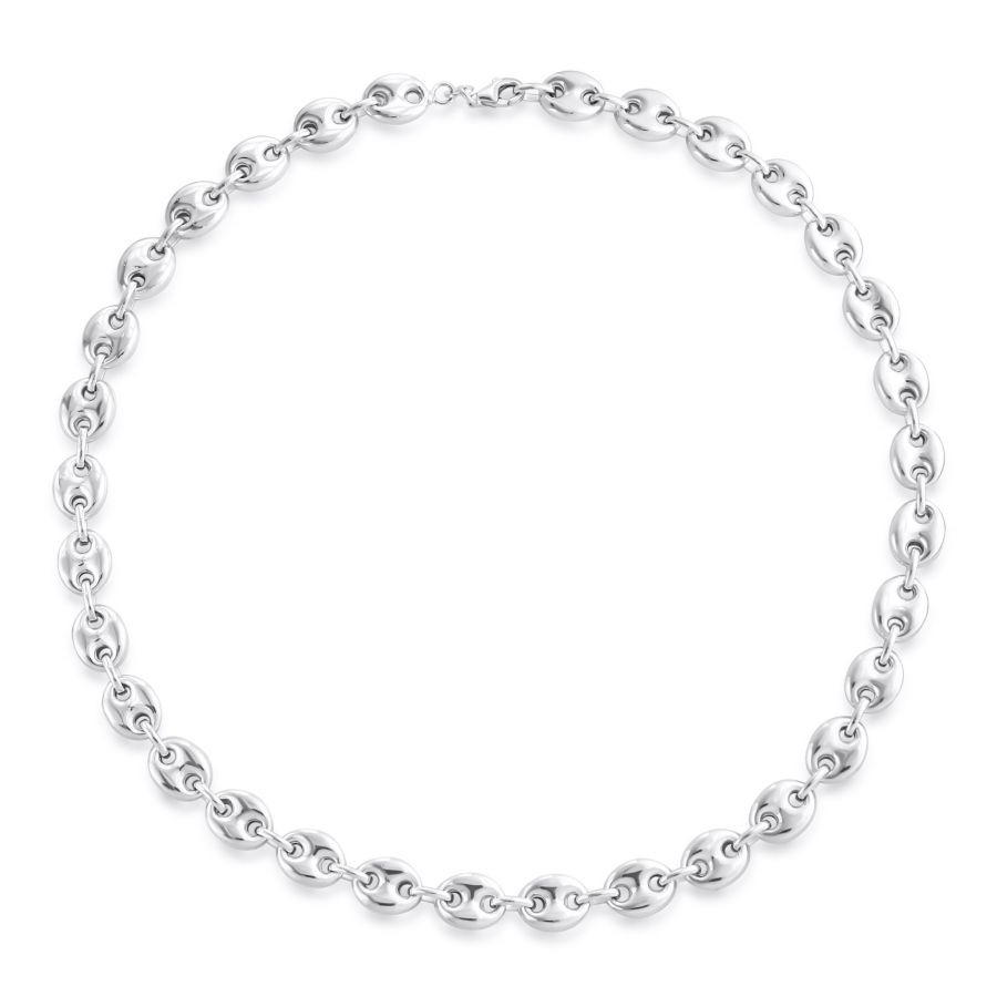 Колье-чокер из стерлингового серебра 925 пробы с якорным звеном, морской дизайн, ширина 9 мм, длина 16 дюймов Bling Jewelry, Silver
Колье-чокер из стерлингового серебра 925 пробы с якорным звеном, морской дизайн, ширина 9 мм, длина 16 дюймов Bling Jewelry, Silver