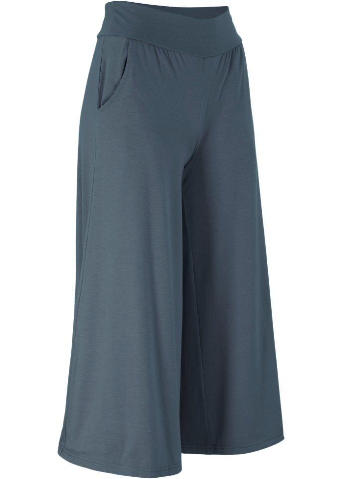 Кюлоты длиной до икры Bpc Bonprix Collection, синий 
Кюлоты длиной до икры Bpc Bonprix Collection, синий