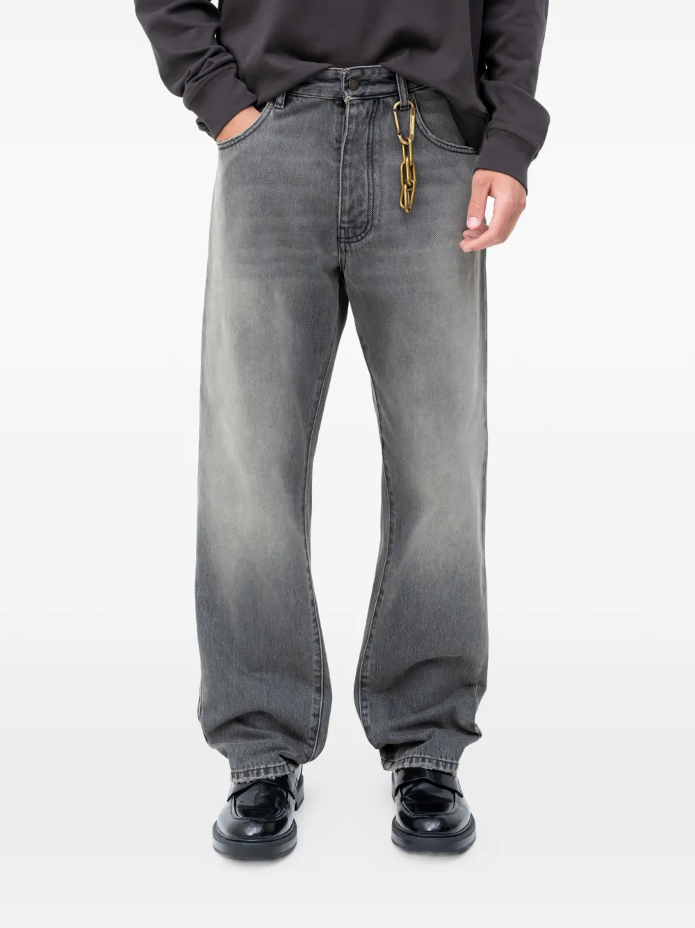 Джинсы из выцветшего денима Darkpark, серый
Джинсы из выцветшего денима Darkpark, серый
