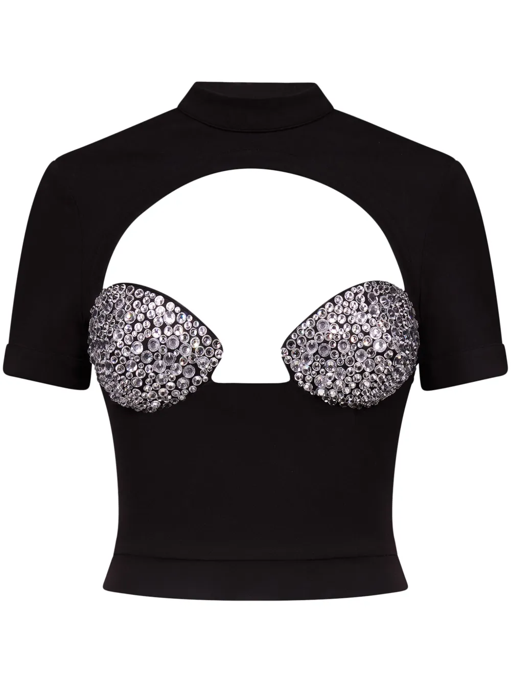 Футболка с кристаллами AREA, черный
Футболка с кристаллами AREA, черный