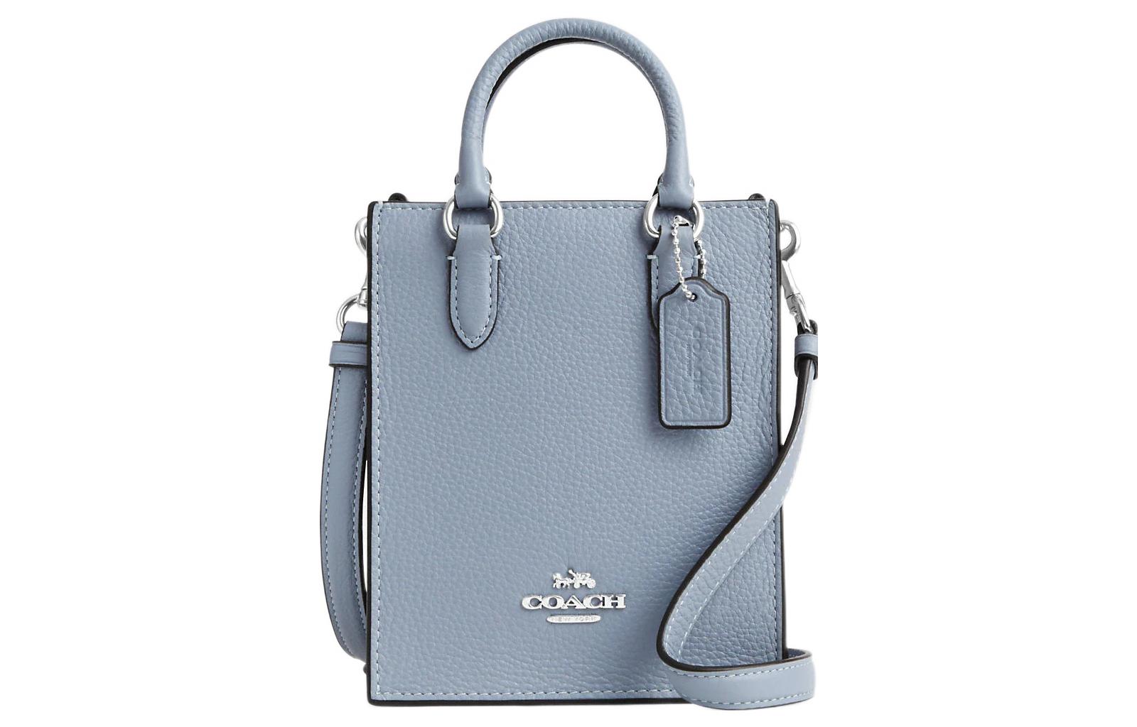 Сумка-шоппер из зерненой кожи Мини женская наплечная сумка через плечо Mist Gray COACH
Сумка-шоппер из зерненой кожи Мини женская наплечная сумка через плечо Mist Gray COACH