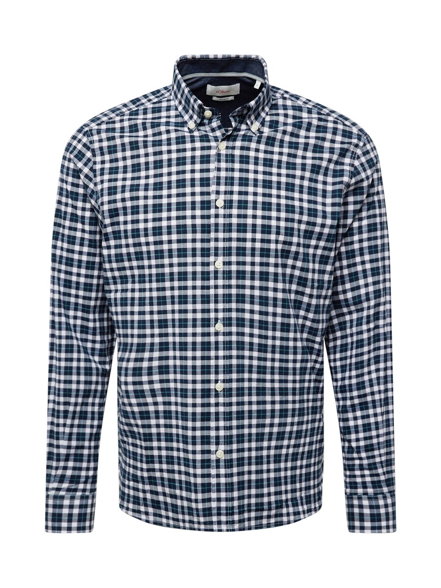 Рубашка на пуговицах классического кроя s.Oliver, темно-синий/светло-синий
Рубашка на пуговицах классического кроя s.Oliver, темно-синий/светло-синий