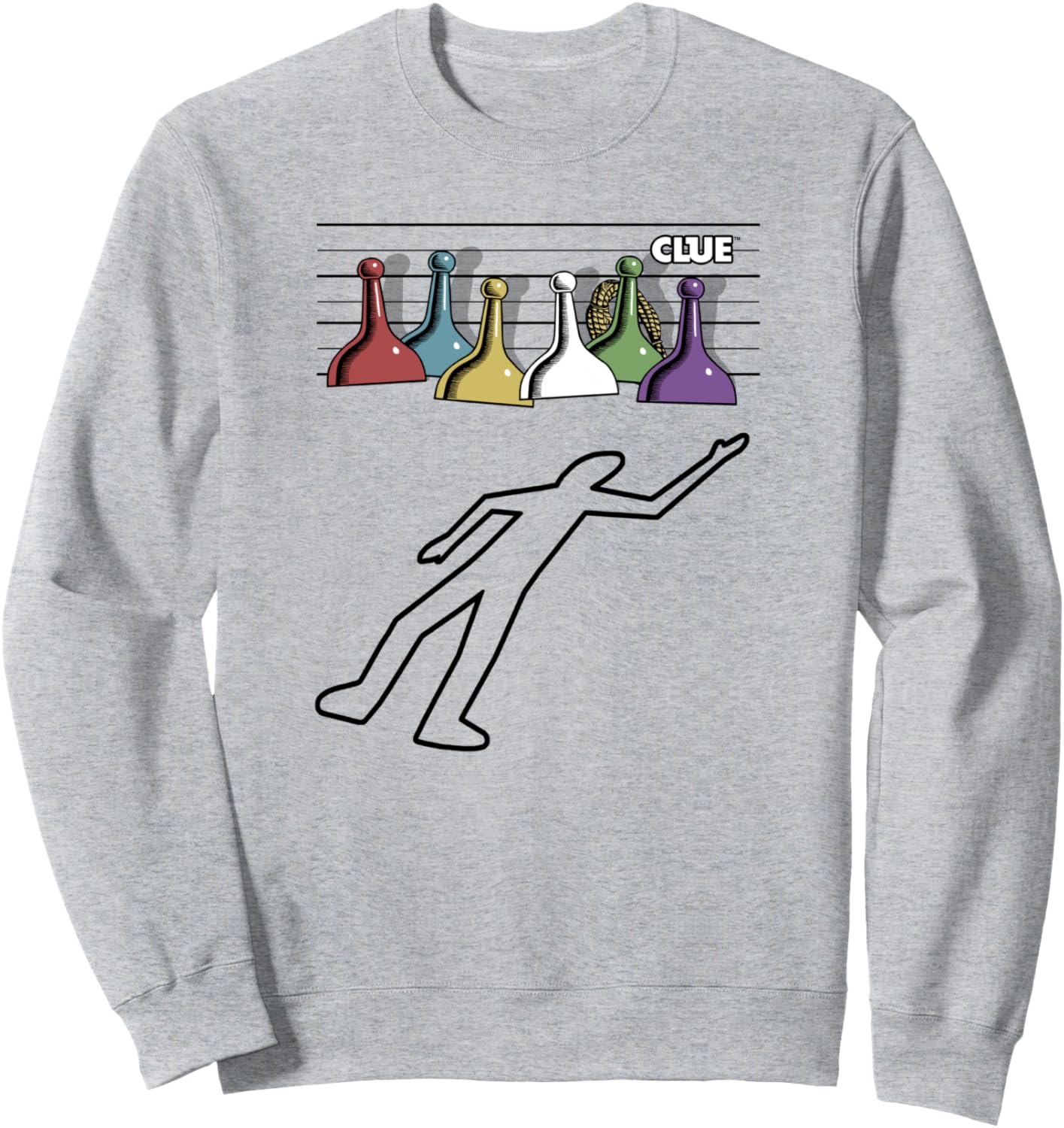 Толстовка с рисунком мелом: контур подозреваемых, выстроенных в ряд, жетоны, серая Clue, Серый, Толстовка с рисунком мелом: контур подозреваемых, выстроенных в ряд, жетоны, серая Clue
Толстовка с рисунком мелом: контур подозреваемых, выстроенных в ряд, жетоны, серая Clue, Серый, Толстовка с рисунком мелом: контур подозреваемых, выстроенных в ряд, жетоны, серая Clue