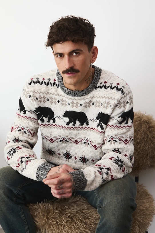 Свитер из смесовой шерсти Medicine, бежевый
Свитер из смесовой шерсти Medicine, бежевый