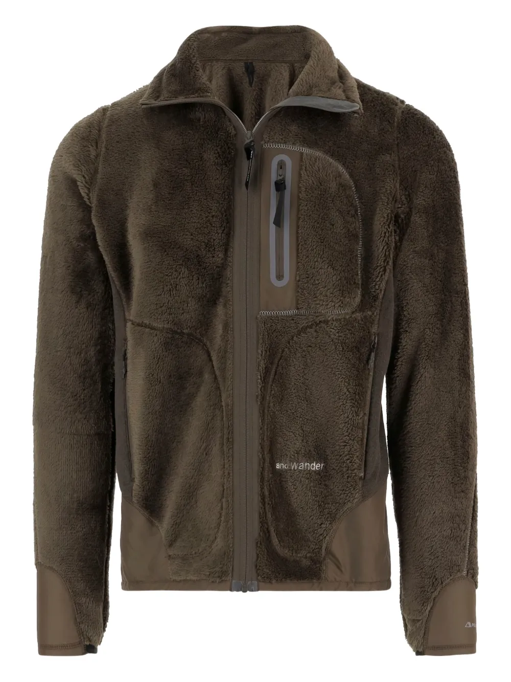 Флисовая куртка на молнии And Wander, зеленый
Флисовая куртка на молнии And Wander, зеленый