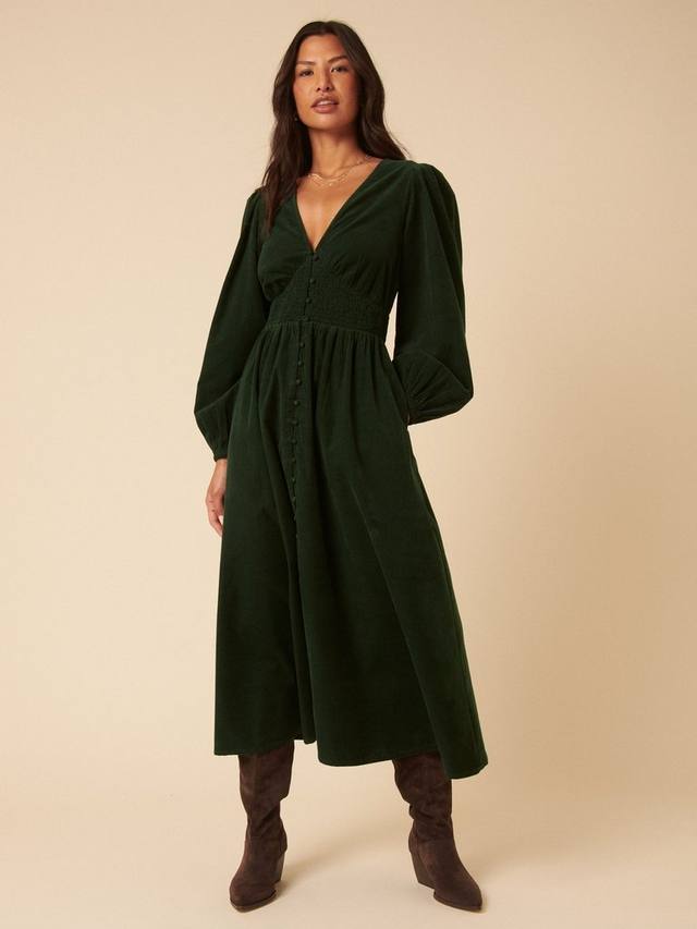 Платье миди из вельвета Riley с присборенной талией для миниатюрных Nobody's Child, Green
Платье миди из вельвета Riley с присборенной талией для миниатюрных Nobody's Child, Green