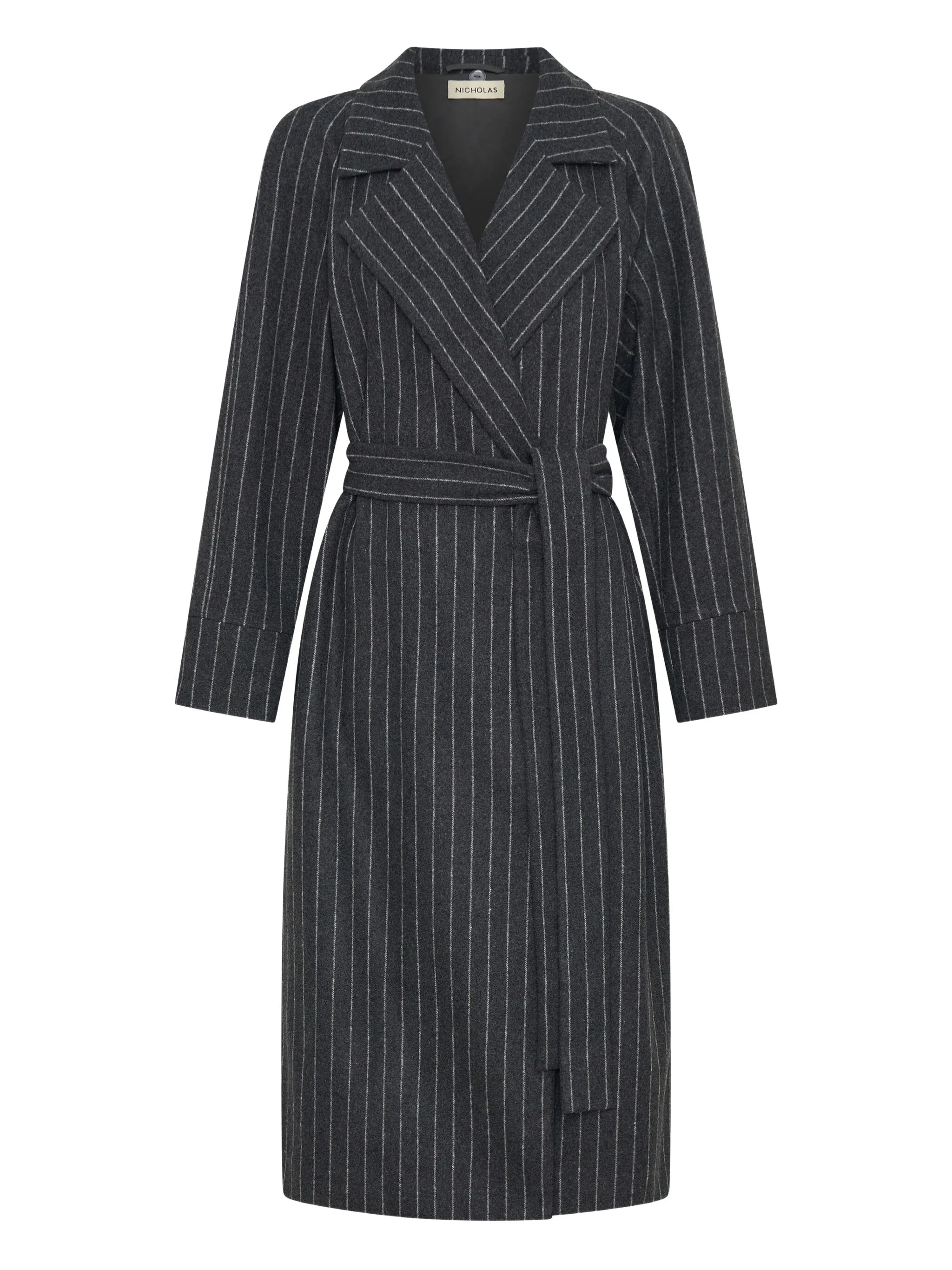 Пальто Candice в тонкую полоску Nicholas, серый
Пальто Candice в тонкую полоску Nicholas, серый